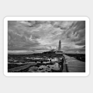 St Mary's Island and Lighthouse Sticker